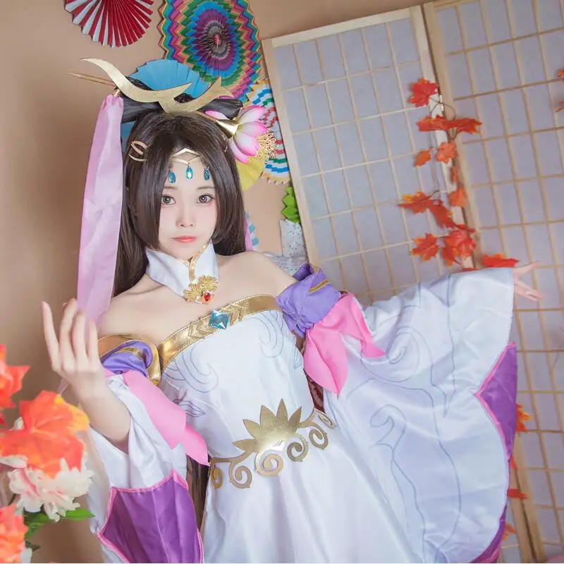 VEVEFHUANG слава King Diaochan красивый цвет: фиолетовый розовый платье костюм феи ханьфу