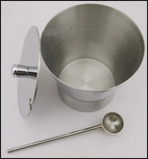 Сахарная чаша из нержавеющей стали с крышкой и сахарной ложкой для дома y