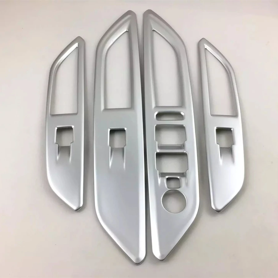 ABS Inside Door Handle Surround Window Lift Switch Panel Cover Trim MATTE CARBON FIBER STYLE For Peugeot 3008 3008GT 2017 2018 | Автомобили
