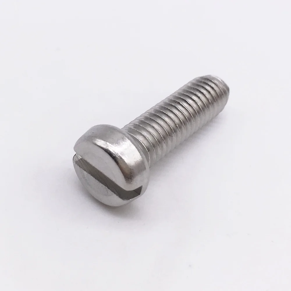 

Wkooa M1.6 Screws Cheese Head Slotted Right Hand Threads Metric Stainless Steel