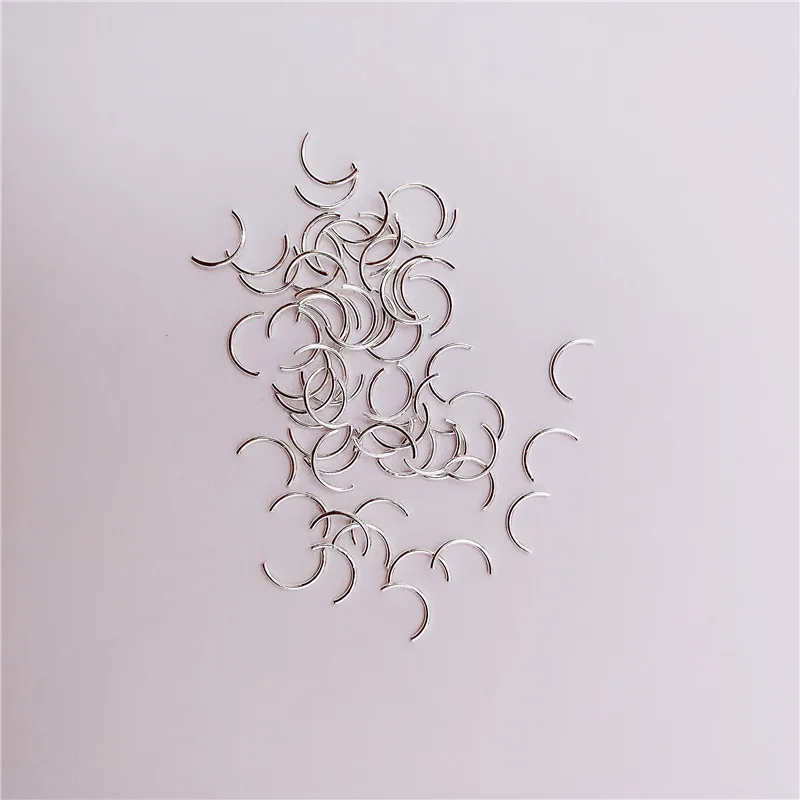 

100 PCS/bag 3D Nail Art Copper Alloy Decoration Sparkling Charm Fingertips Decoration Jewelry On Nails Salon Supplies