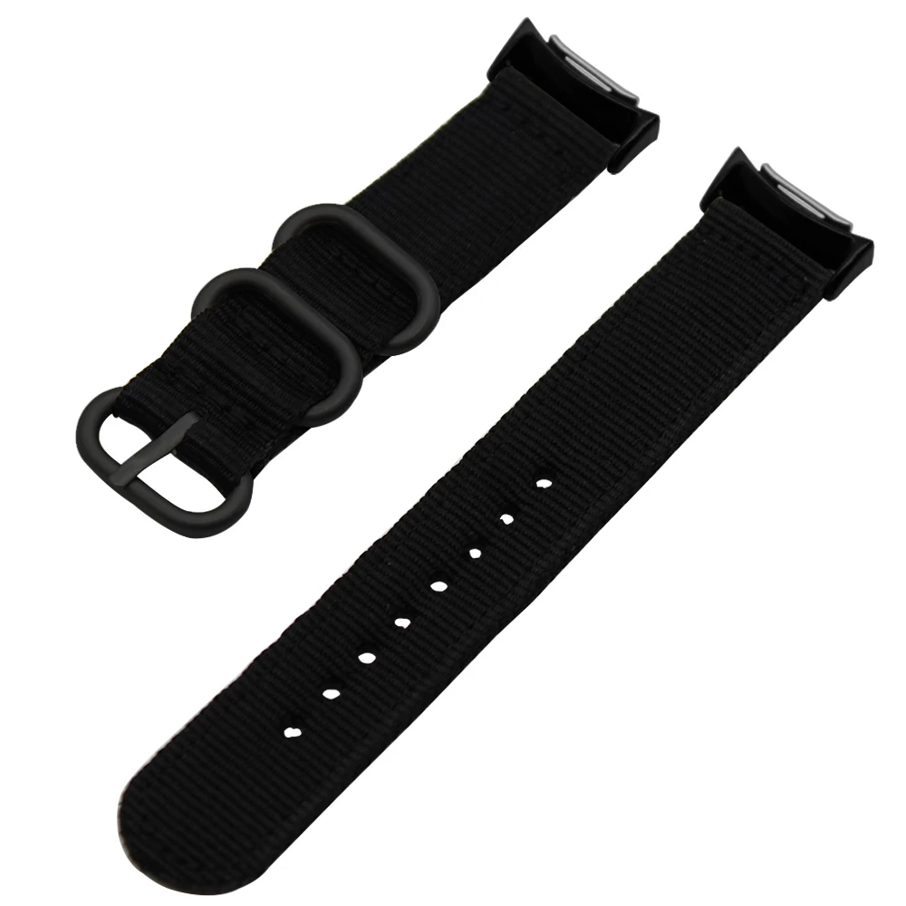 Холщовый нейлоновый ремешок для наручных часов Samsung Gear Fit 2 R360 / Fit2 Pro R365 спортивный