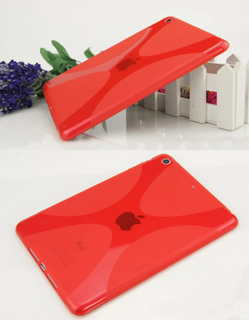 X Line Matte TPU Gel Silicone Protective Skin Back Case Cover Pouch Silicon Sleeve Bag For Apple iPad Mini 1 2 3 7.9" Tablet |