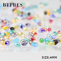 btfbes rice grains austrian crystal oval shape beads 46mm 100pcs ab glass loose beads for jewelry necklace making diy bracelet