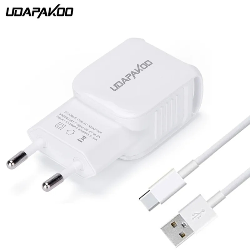Зарядный кабель USB 3 1 Type C адаптер для зарядки с двумя портами Samsung S8 S9 plus A6S A9S ZTE Axon 7