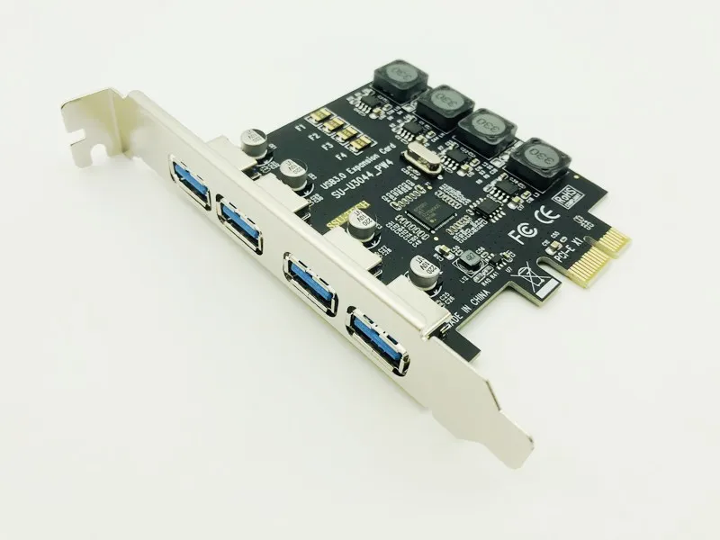 USB 3 0 PCI E 4 порта концентратор Exprss к Расширительная карта адаптер 5 Гбит/с для