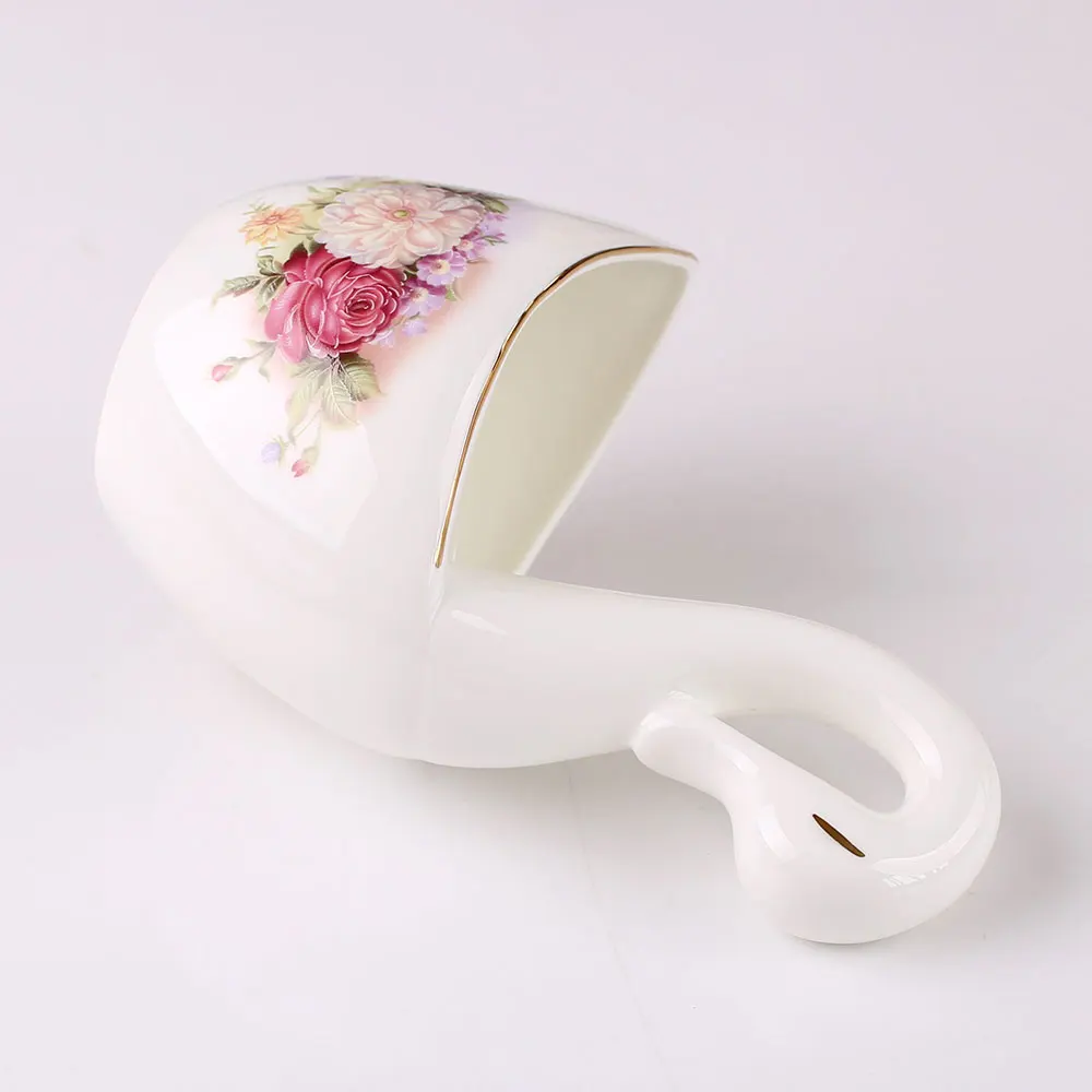 Красивая Фарфоровая посуда Little Swan с цветочным рисунком для размещения большой
