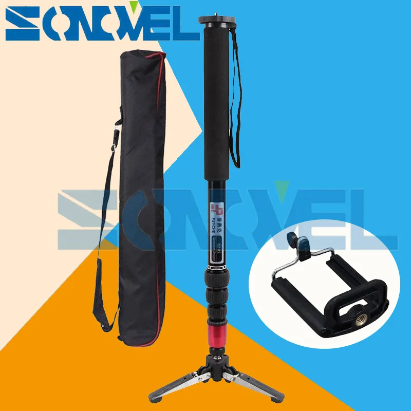 Профессиональный алюминиевый сплав видеокамера DSLR монопод защелкивающийся