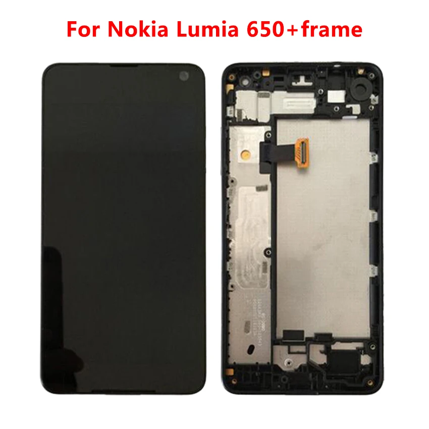 Для microsoft Nokia Lumia 650 ЖК дисплей с сенсорным экраном дигитайзер в сборе рамкой