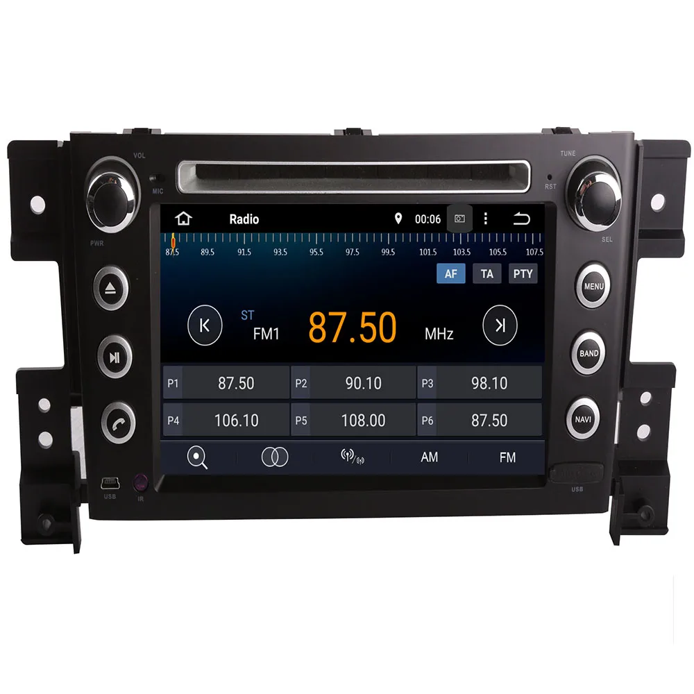 Автомобильный DVD плеер на Android 10 8 ядер 4 + 32 ГБ 2 DIN GPS навигация для Suzuki Grand Vitara 2005 2011