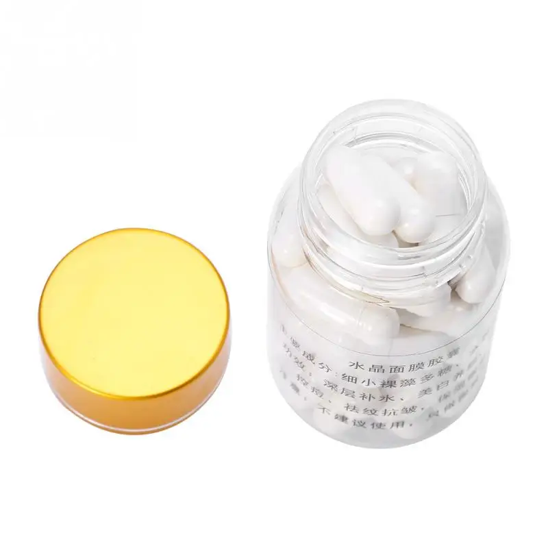 Коллагеновые капсулы в виде порошка для салона красоты домашняя прозрачная