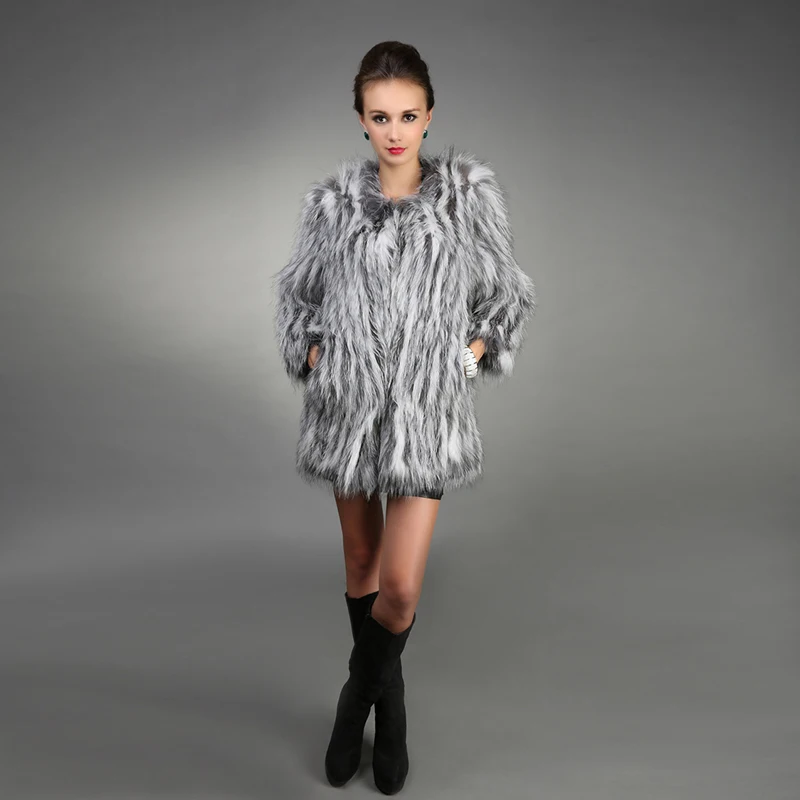 Бесплатная доставка * 100% натуральный мех лисы смешанный красный лисий