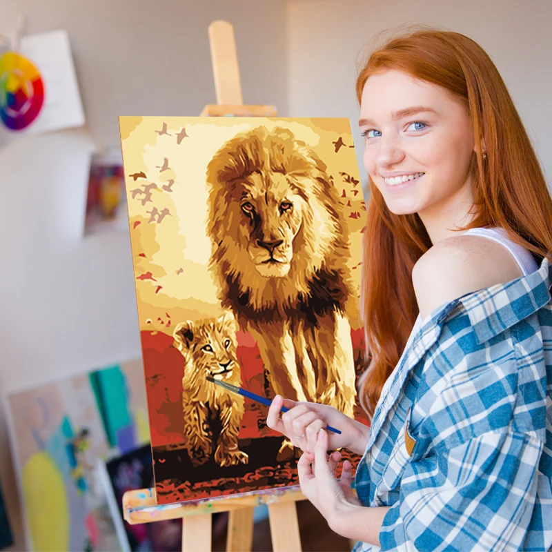 Живописи по номерам с изображением произведений искусства Раскраска diy картина