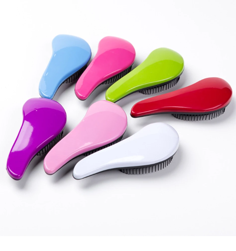 Несколько цветов милые расческа для волос Расческа Салон Стайлинг Exquite щетка для волос Полезная Магия расчески для волос инструмент для укладки волос