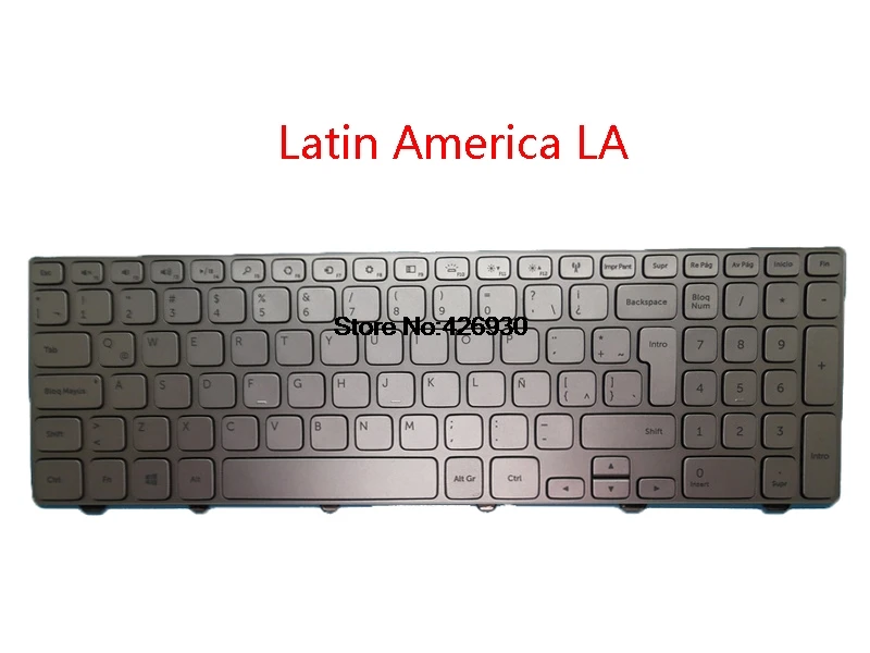 Клавиатура для ноутбука DELL Inspiron 17 7737 7746 подсветкой Венгрия Ху Франция FR Аравия AR
