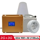 Усилитель 65 дБ с ЖК-дисплеем, двухдиапазонный усилитель 2G GSM 900 3G UMTS WCDMA 2100, мобильный телефон, телефон 900, 2100 МГц, усилитель 3G