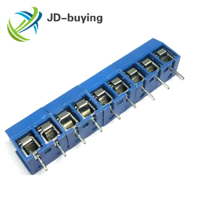 10 шт./лот KF301-2-10P KF301-5.0-2-10 KF301 винт 2-10Pin 5,0 мм прямой контактный PCB винт Клеммная колодка Разъем