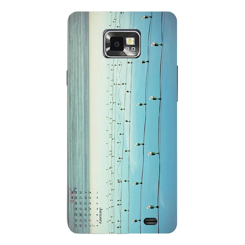 Чехол для Samsung Galaxy S2 i9100 galaxy s2 plus i9105 модная задняя крышка с розами жесткие чехлы