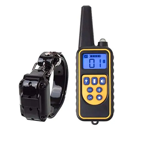 

800m Waterproof Rechargeable Remote Control Dog Electric Training Collar
