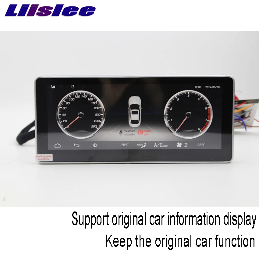 Liislee 10,2" Android для Mercedes Benz C Class W205~ сенсорный экран gps навигация Радио стерео тире мультимедийный плеер