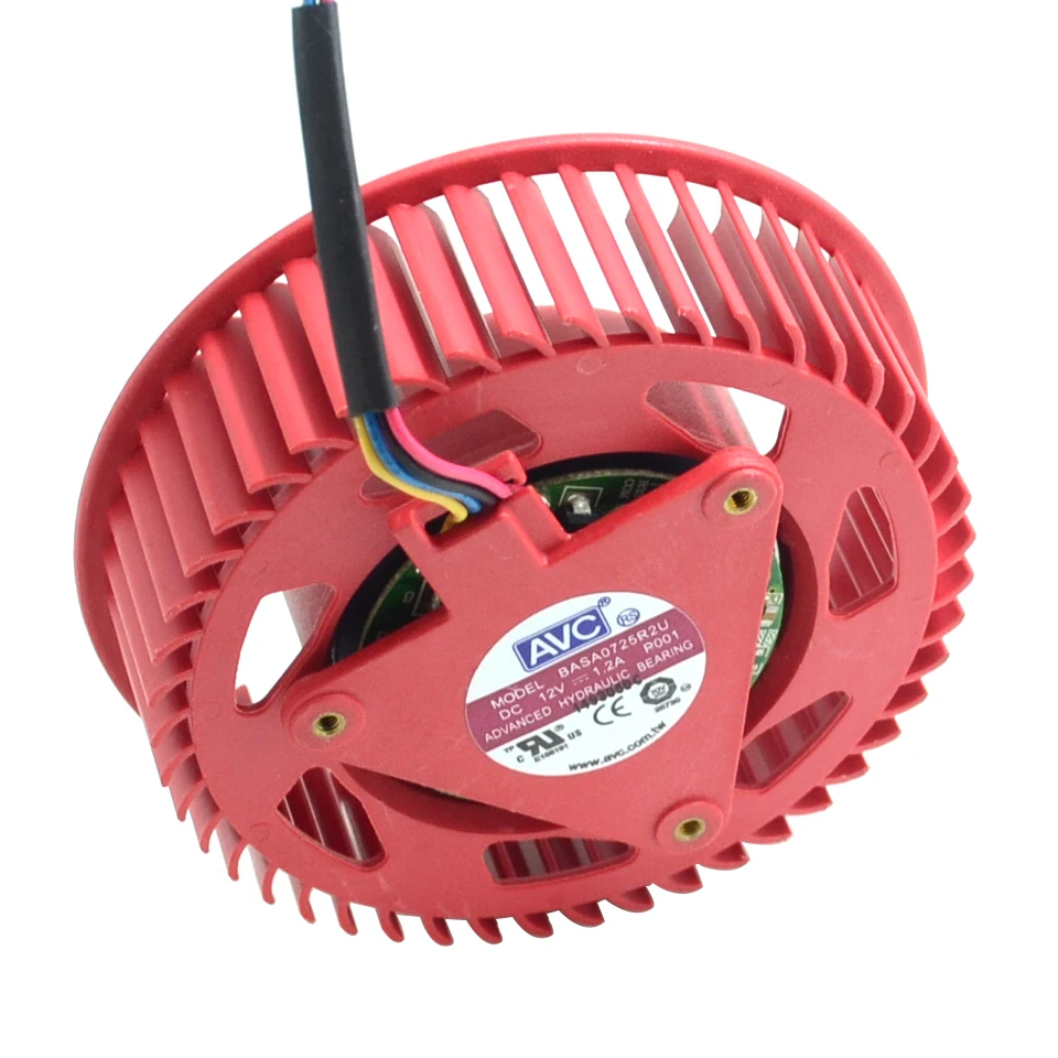 AVC вентилятор видеокарты BASA0725R2U 12 В, 1.20A ATI HD5870 HD5970 HD5850 Turbo вентилятор видеокарты FD9238H12S