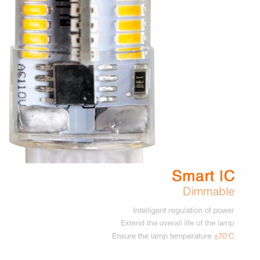 Затемнения E14 LED Bombillas E11 E12 E17 кукурузная лампа высокой яркости SMD 3014 чип Lampara Свеча