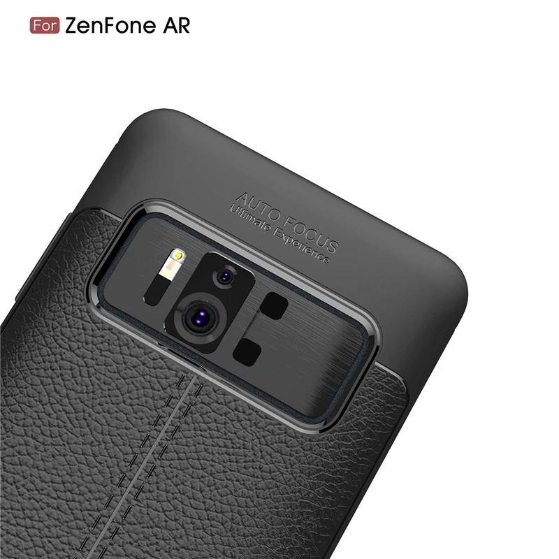 Чехол для Asus Zenfone AR силиконовые Роскошные текстурные чехлы из искусственной кожи