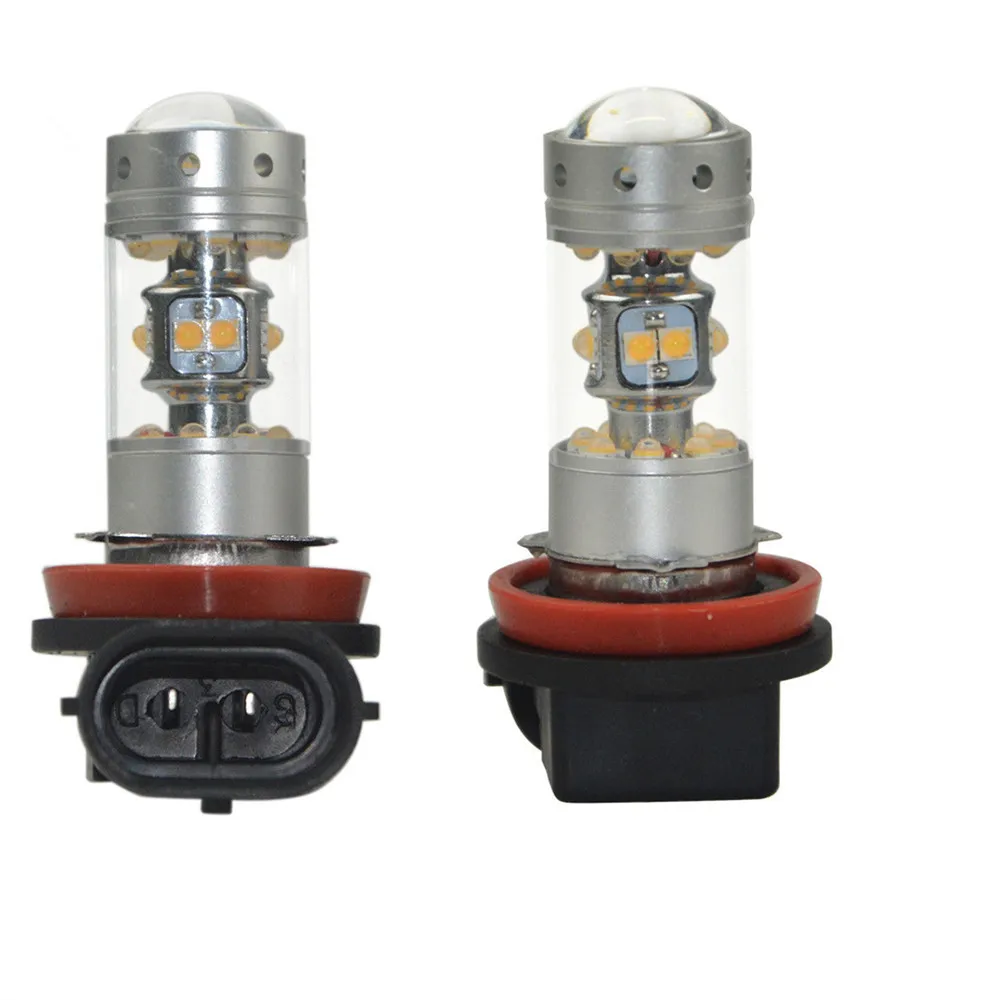2x супер яркий 1200LMS H11 светодиодный CREE чипы противотуманные светильник белый CANBUS
