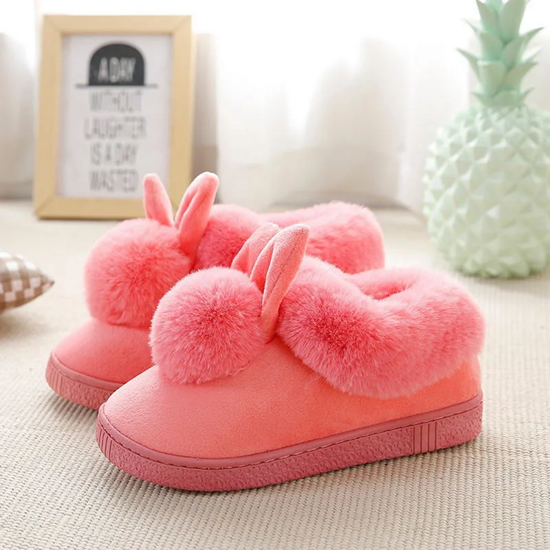 CYSINCOS/женские тапочки зимняя теплая хлопковая плюшевая обувь милые повседневные