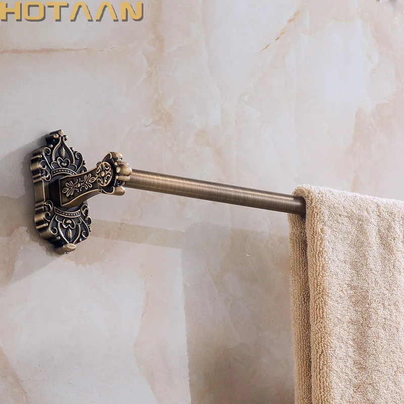 Bar/towel Holder,solid Aluminium,antique Brass Finish,wall Mounted Bathroom Accessories
