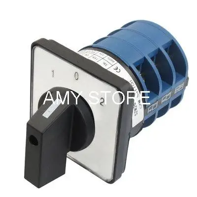 AC 660V 32A 12 терминалов (1-0-2) 3 положения поворотный переключатель Cam Переключение Переключатель SZW26-32/D303.3