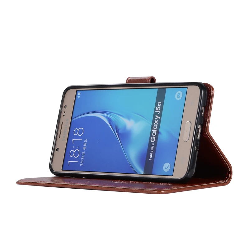 Флип-чехол для Samsung Galaxy J510 J5 2016 J56 чехол-кошелек телефона SM-J510F/DS SM-J510FN/DS J510F J510FN слот