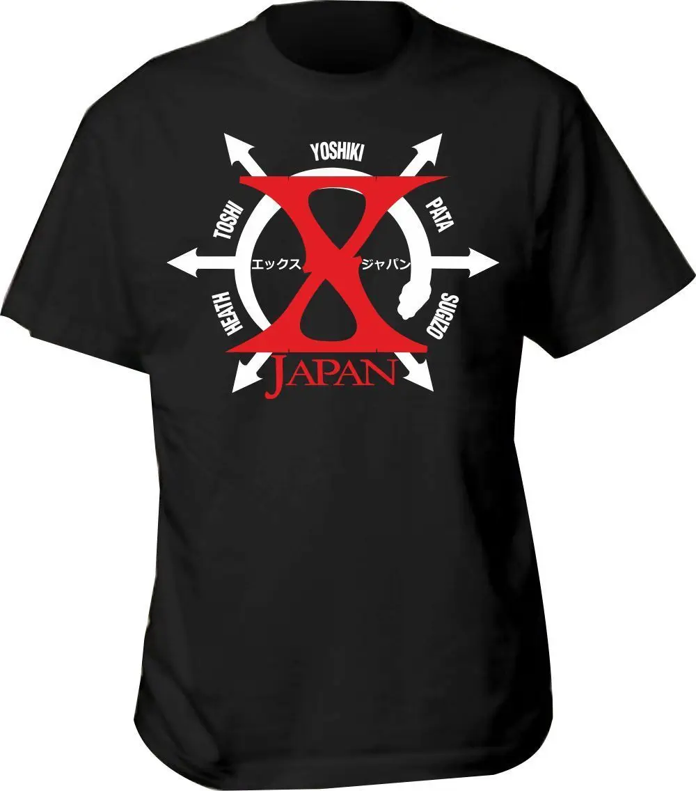 

Женская летняя футболка, японская футболка Xjapan концерт, Япония, рок