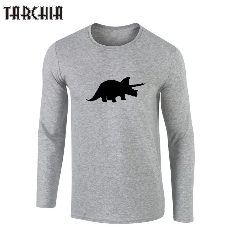 TARCHIA высокое качество 100% хлопок большой размер футболка с длинным рукавом топ