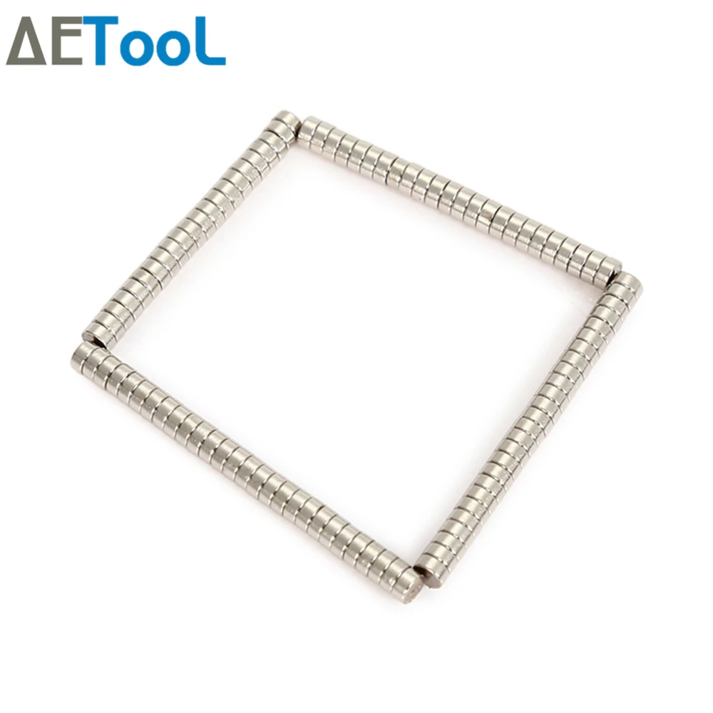 AETool 30/50/100 шт. 4x1 мм неодимовый магнитный диск Постоянный N38 NdFeB небольшие круглые