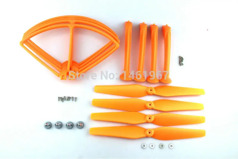 2 set /lot Propellers Blades Protecting Frame Landing Gear Set for RC Quadcopter Syma X8C X8W X8G X8HC X8HW X8HG Drone Parts | Игрушки и