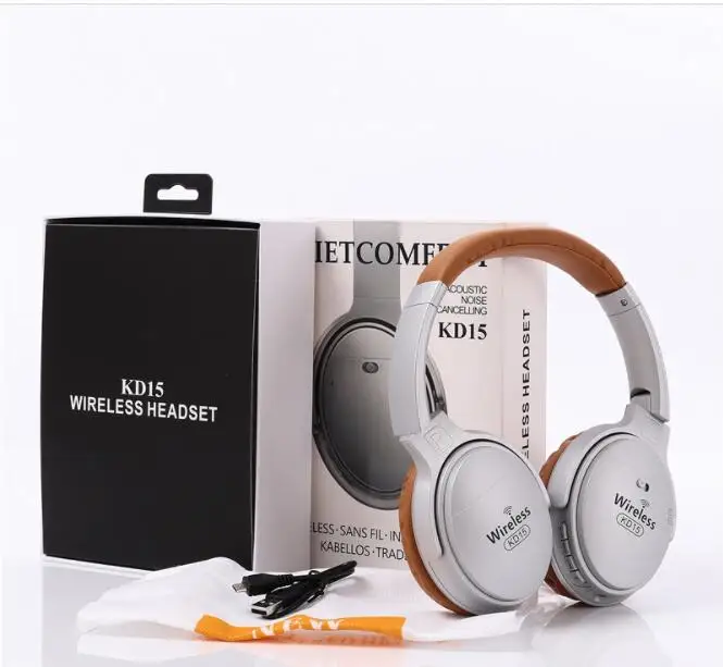 

KD15 Bluetooth Wireless Headphones TF Card Radio Bests Support Comfortable Gaming Headset Stereo HIFI for Android IOS