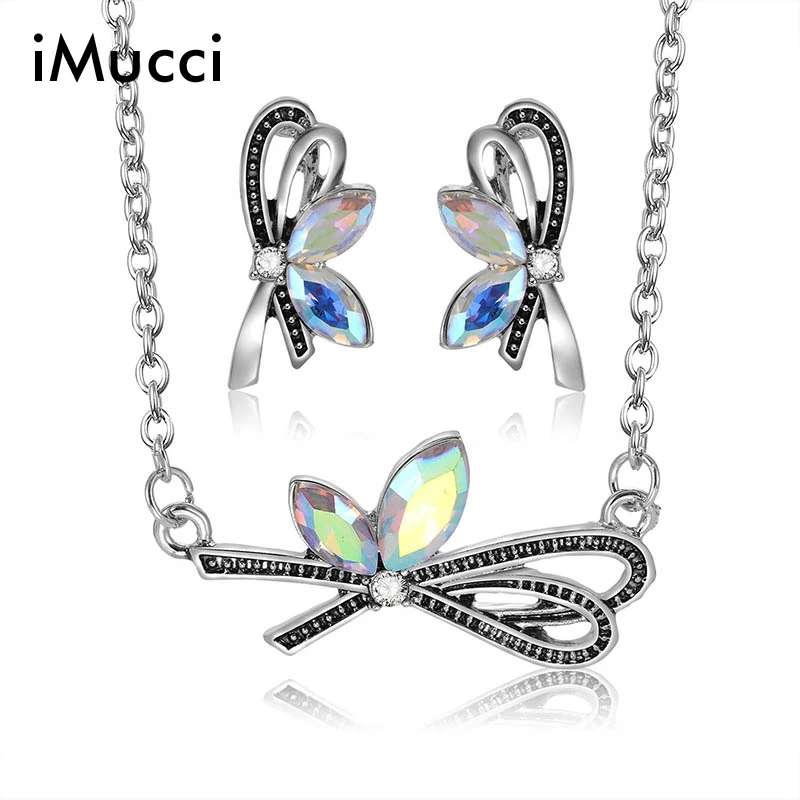 IMucci классические золотые серебряные бабочки из двух частей модные комплекты