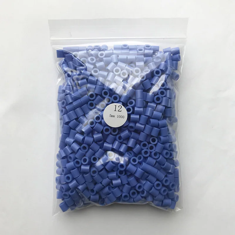 1000 Beads/Bag 5mm Perler Artkal Beads 37 Colors Available Material Bag DIY Cartoon Making Tube Colorful Beads Educational Toys