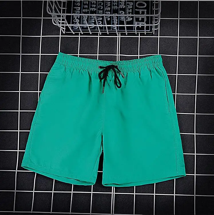 Мужские летние шорты 2019 высококачественные хлопковые однотонные для отдыха