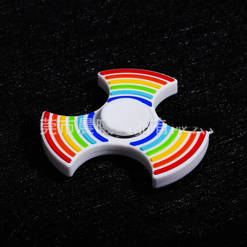Silica gel rainbow fingertip gyro second generation Do not shake bring your own noctilucent silica Fingertip gyroscope | Игрушки и хобби