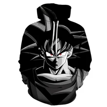 2019 Новая мода 3D печать Толстовка dragon ball коллекция мужские и