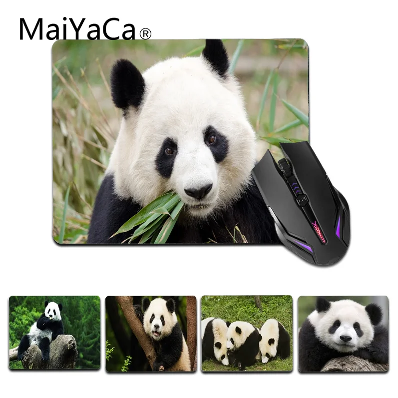 

MaiYaCa Non Slip PC Cute Giant panda China mouse pad gamer play mats Size for 180x220x2mm and 250x290x2mm Small Mousemat