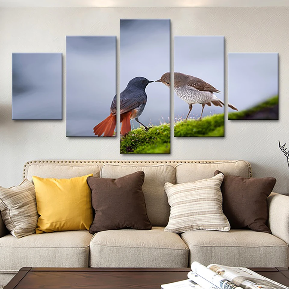 CLSTROSE декоративные постеры рамка для гостиной настенная живопись 5 шт. Милая Птица