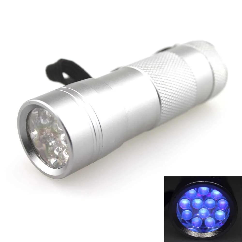 12 шт. 395nm УФ светодиодный фонарик (3xaaa)|flashlight led|led torch flashlightflashlight led bulb |