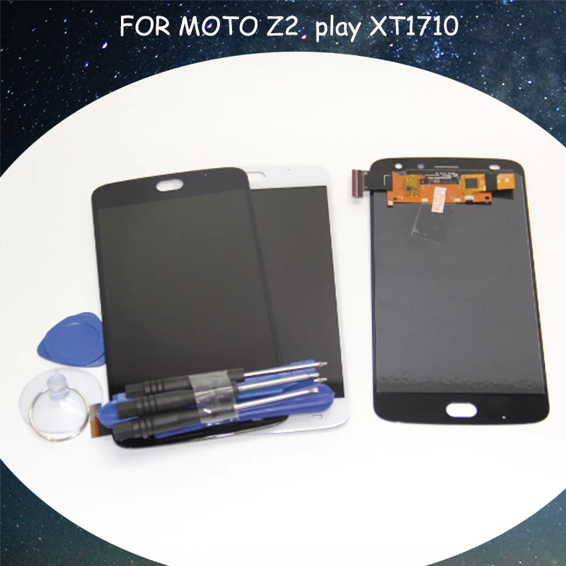 Высококачественный ЖК дисплей или экран для Motorola Moto z2 Play с сенсорным экраном