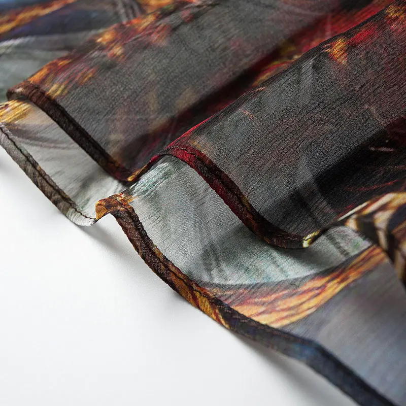 Весна Для женщин Этническая Стиль Платье с принтом модные элегантные Винтаж