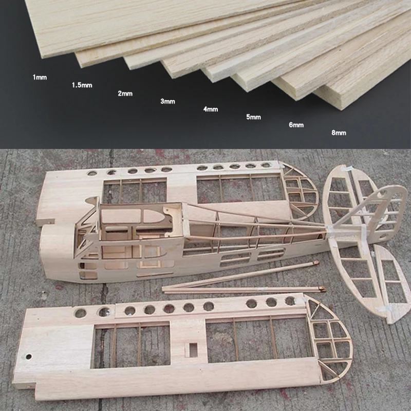 Деревянная панель AAA + Balsa фанера для радиоуправляемого самолета лодки модели