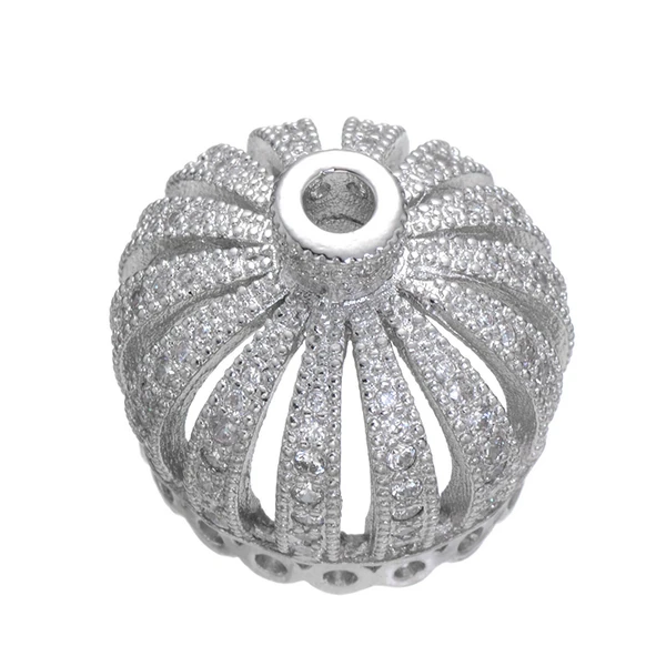 2018 Новые Медные Бусины короны розовое золото микро проложить Изысканный чистый