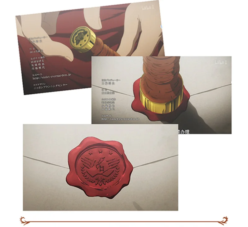 Аниме фиолетовый Evergarden Косплей восковая печать Авто воспоминания кукла Фигурка